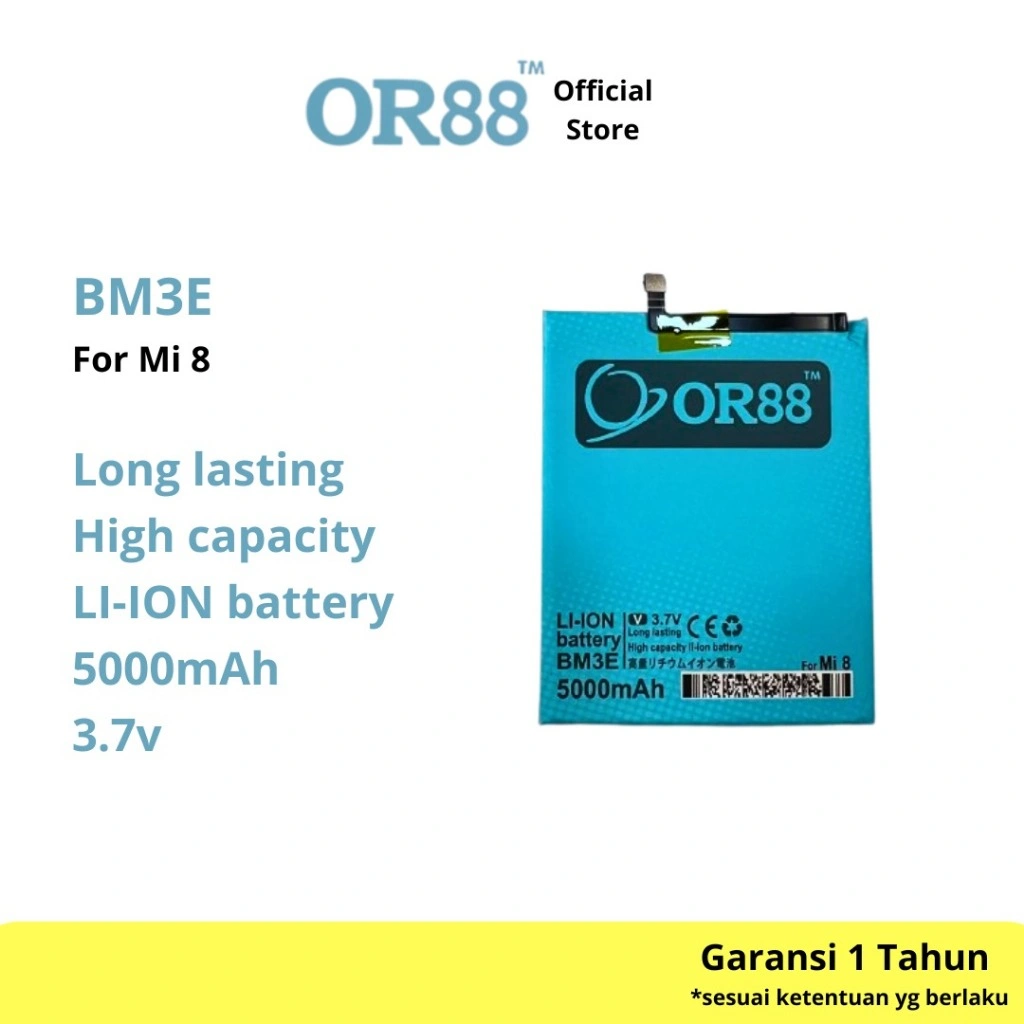 OR88 baterai batre battery double power xiaomi redmi Mi 8 / mi8 / BM3E