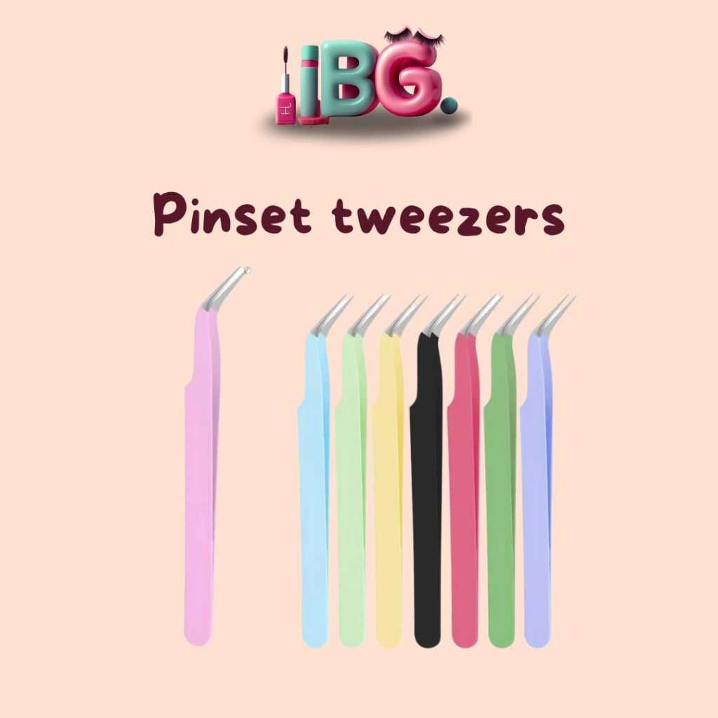 Pinset Eyelash Tweezers Eyelash Pinset Nail Art Tweezers Nail Art Eyelash Extension Pinset Eyelash Tweezer