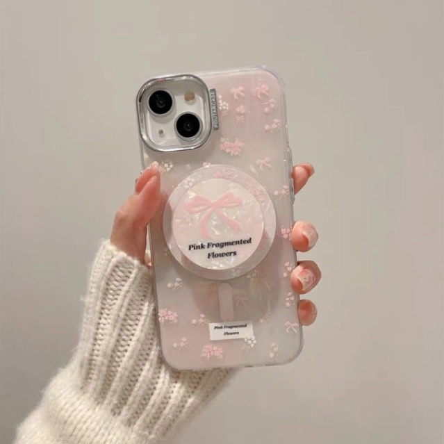 LITTLE DAISY | Ribbon Popsocket Korean Style PREMIUM / Coquette Series Bow Griptok Premium Phone Holder / Souvenir Hadiah Custom Bow Pita Phone Grip / Stand HP / Aesthetic Phone Holder