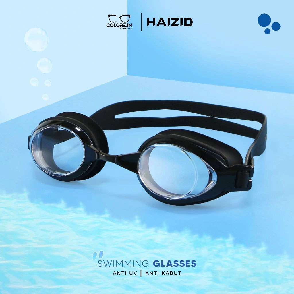 Colore.in Kacamata Renang Pria Wanita Tahan Air Anti Kabut Anti UV400 Bahan Silikon Swimming Glasses Colorish 6025