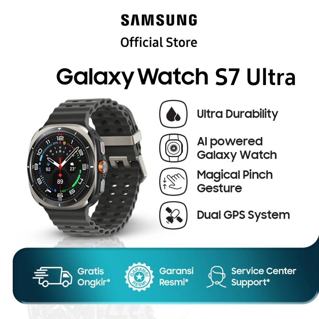 100% ORI samsung Galaxy Watch S7 Ultra 47MM jam tangan SmartWatch Jam Tangan Wanita Jam Tangan Pria Bluetooth Waterproof Watch Fitness Tracker Blood Pressure Sleep Smartwatch Samsung Galaxy Watch