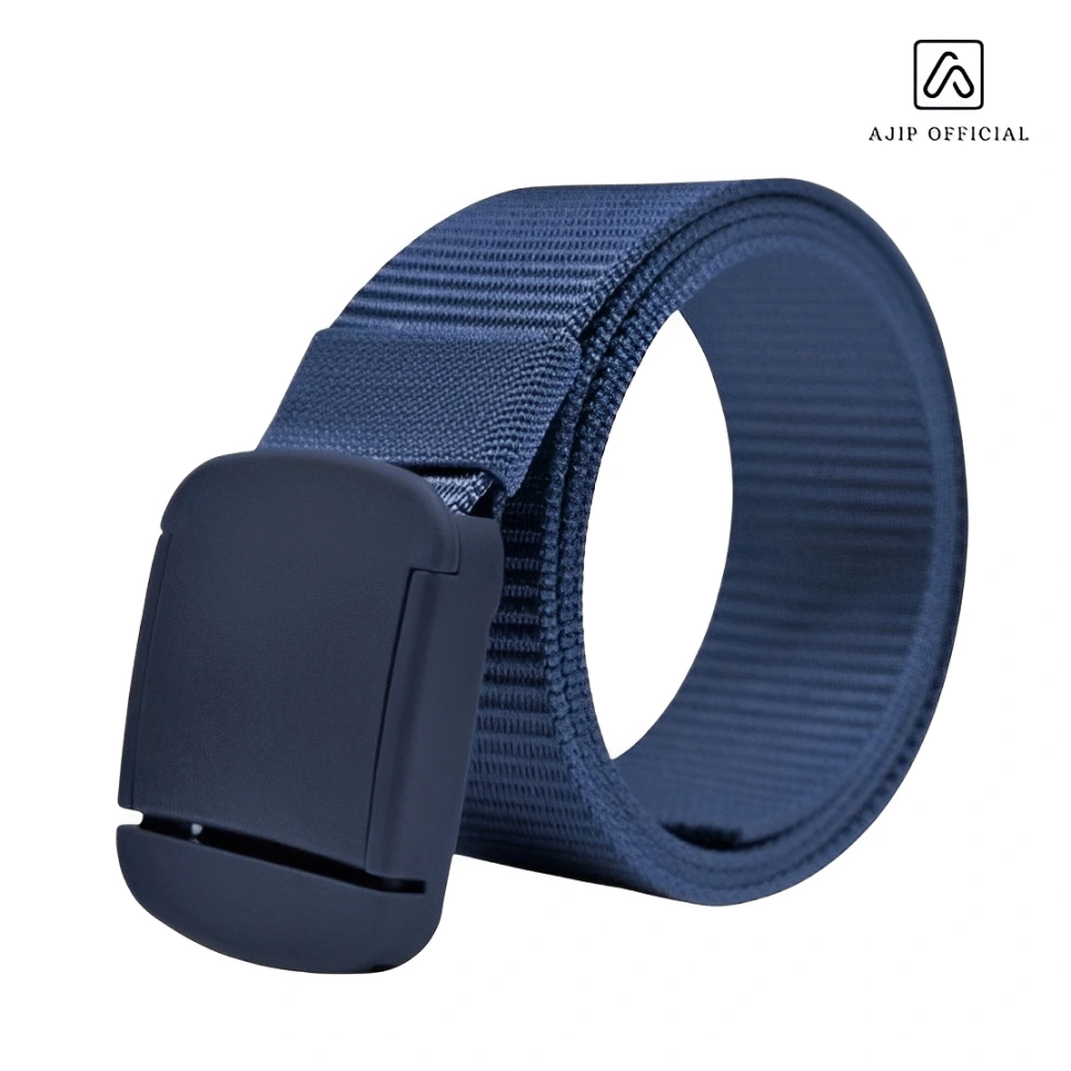 Ikat Pinggang Pria Bahan Nylon Kanvas Premium Aksesoris Fashion Gesper Tactical Sabuk Metal Detector