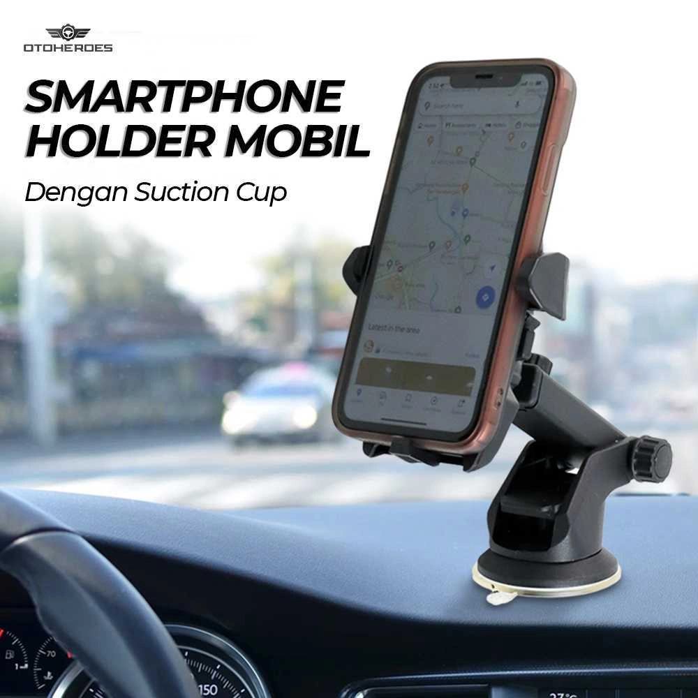 APEN Car Holder Phone With Suction Cup Aksesoris Interior Mobil HP Barang Unik - T003