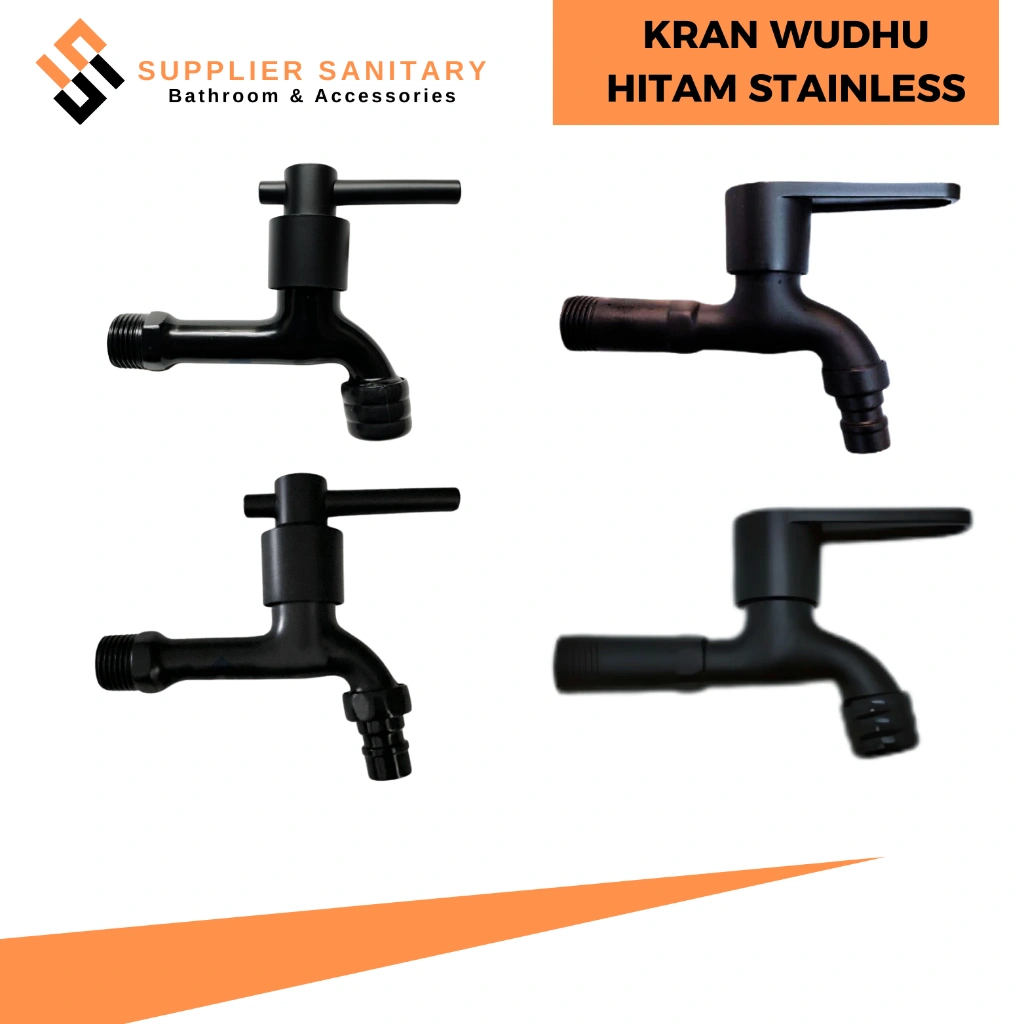 KRAN MESIN CUCI HITAM/KRAN KAMAR MANDI/KRAN AIR/KERAN/KRAN WUDHU