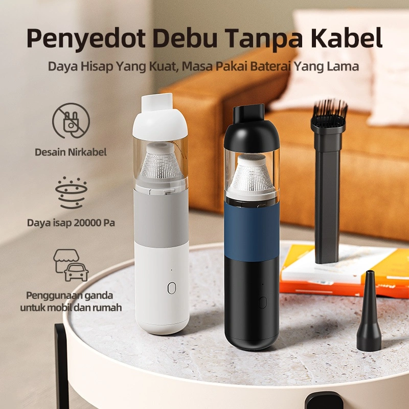 (KIPAS GRATIS)BASIKE Vacuum Cleaner Penyedot Debu Nirkabel 20000pa 5 In 1 Multifungsi Portable Asli