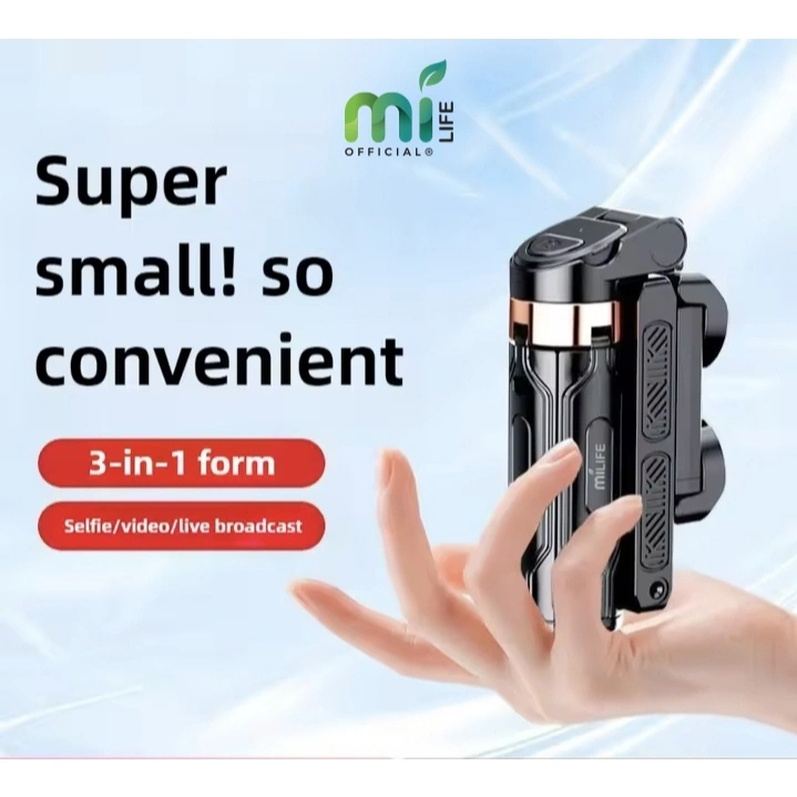 MiLife Selfie Stick Tripod Mini Tongsis Remote Control Bluetooth Tongsis Portable