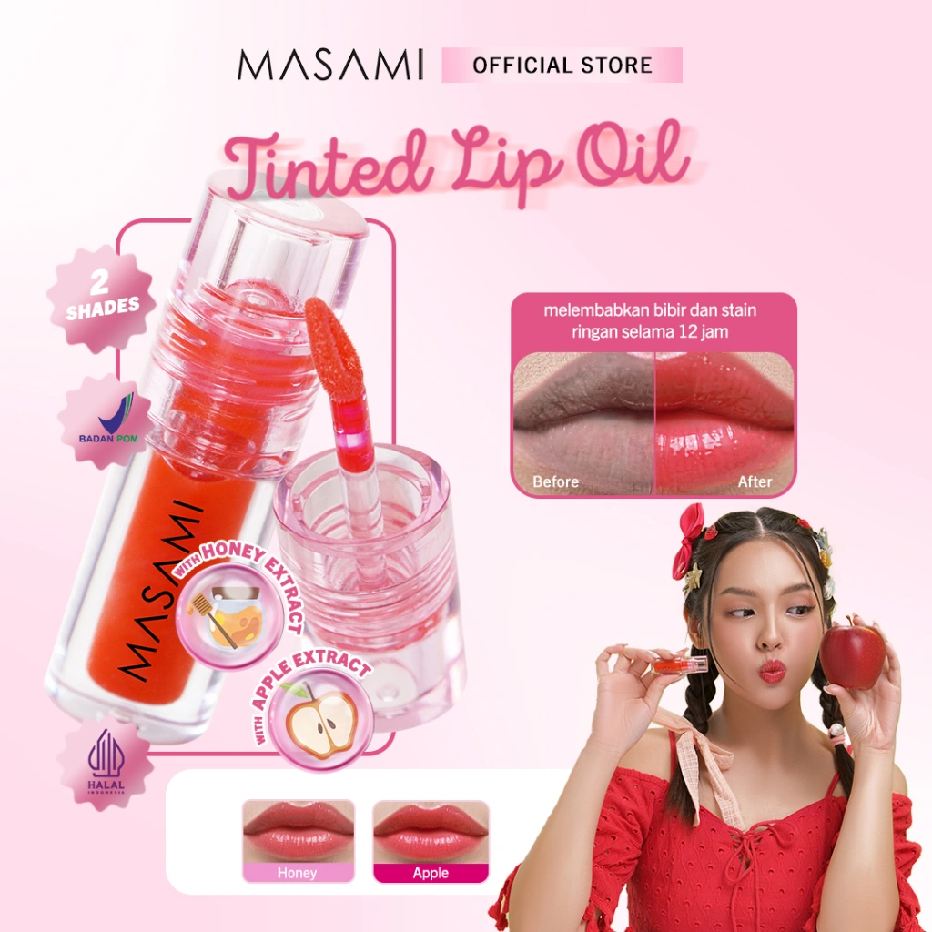 Masami Tinted Lip Oil / Dream Lips / Pelembab Bibir