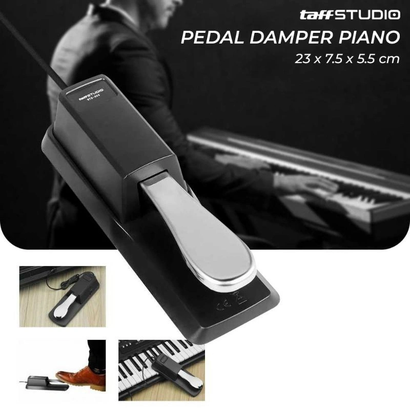 Pedal Sustain Keyboard Piano Semua Merek Universal - Alat Musik Piano Terbaik