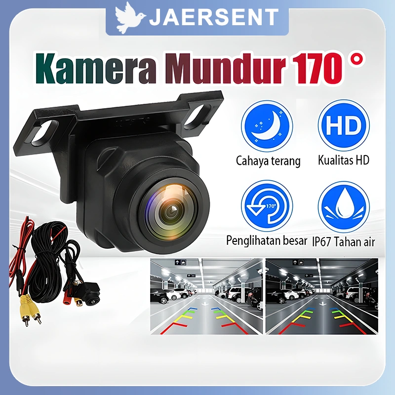 Kamera Mundur Parkir Mobil Kamera Belakang Mobil Universal HD 170 Derajat Waterproof Mundur Mobil Night Vision HD Terbaru