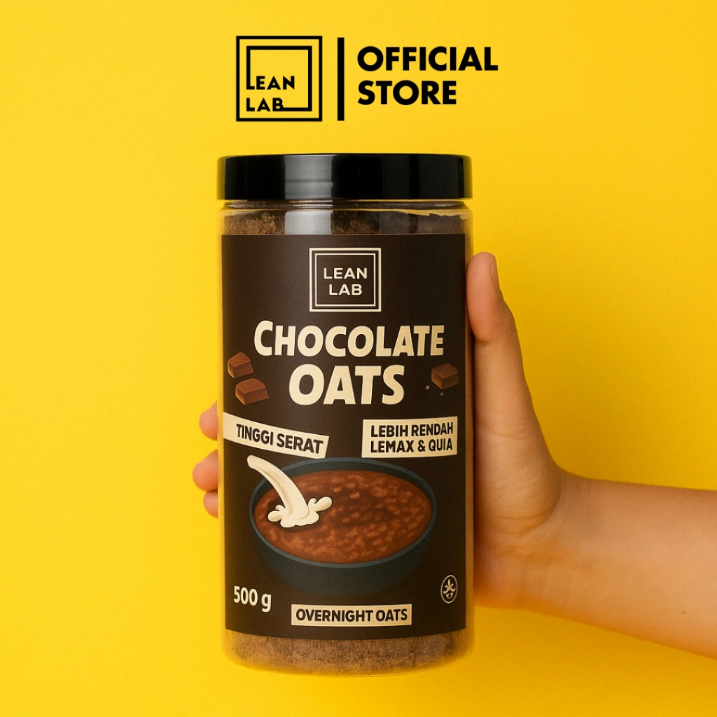 Lean Lab Instant Oats 500gr (Chocolate/Cinnamon/Strawberry)