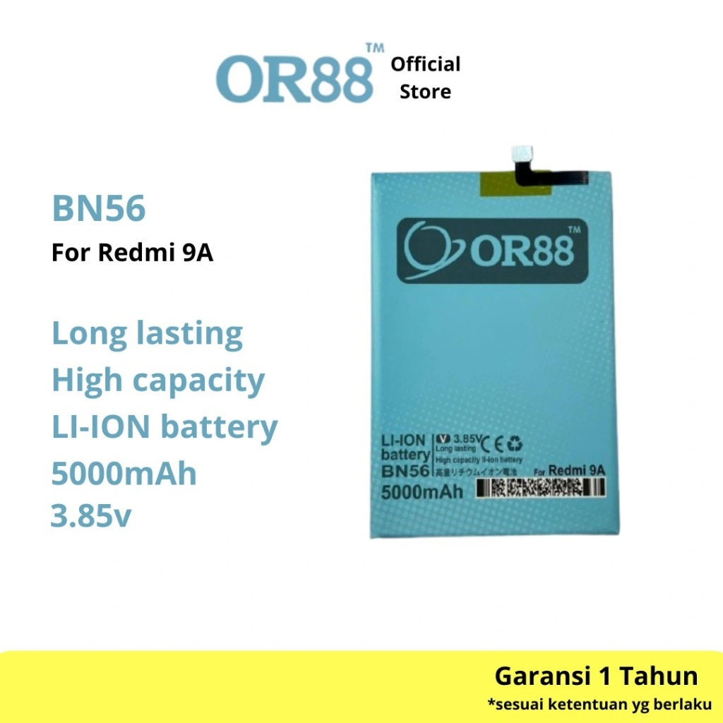 OR88 Batre batery baterai double power xiaomi Redmi 9A  / redmi 9c /  Poco M2 Pro / BN56