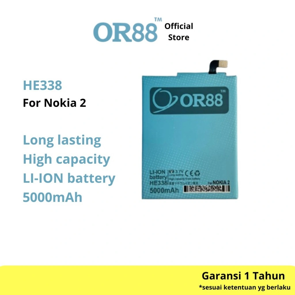 OR88 baterai batre battery double power nokia 2 / TA-1029 / TA-1136 / HE338 / HE-338