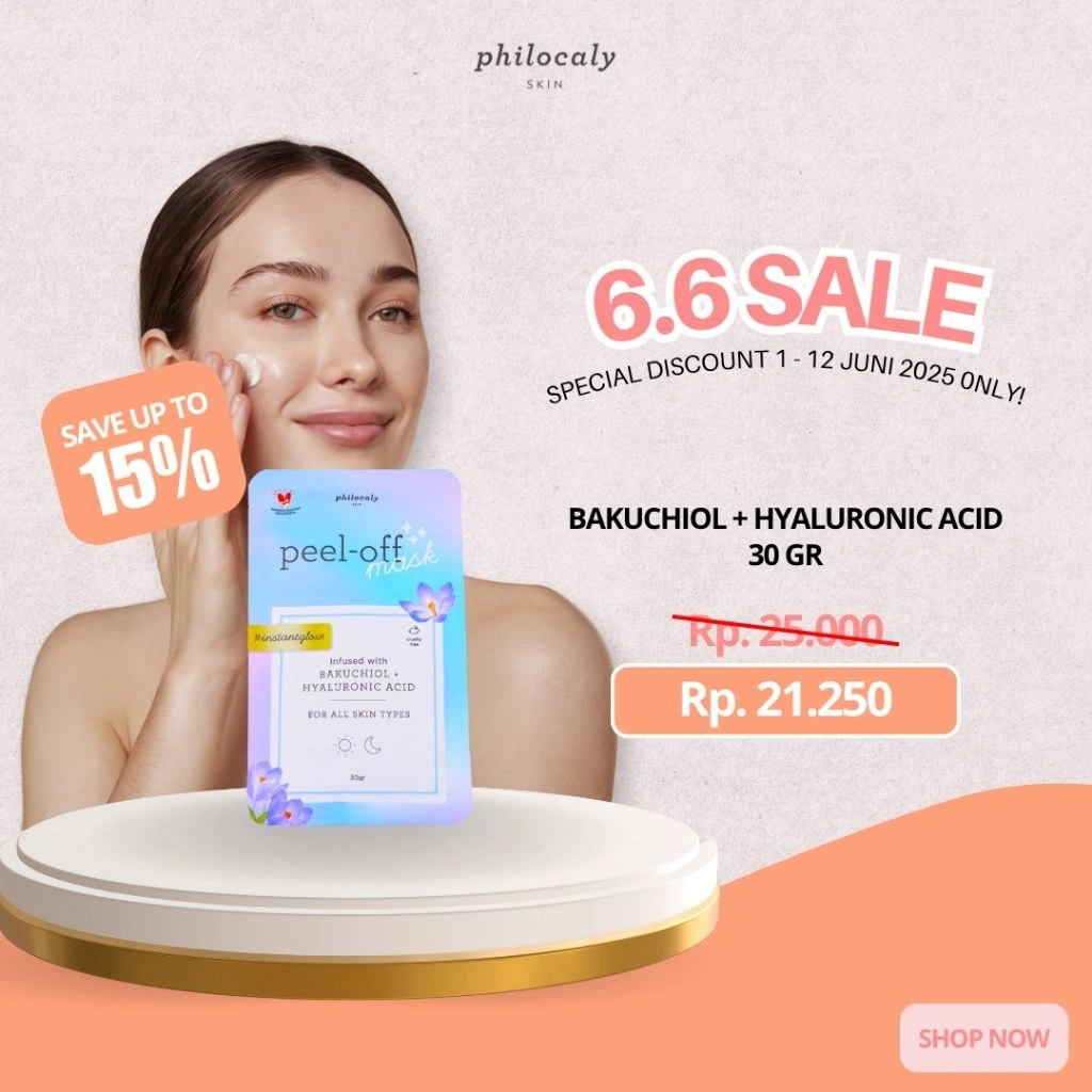 Philocaly Skin Masker Peel Off / Rubber Mask Bakuchiol + Hyaluronic Acid 30 Gram