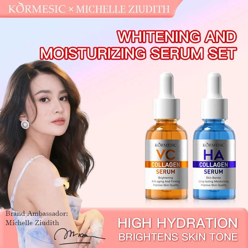 BPOM CERTIFIED Kormesic Vitamin C Collagen Serum Pemutih Pengencang Kulit Hyaluronic Acid Anti Penuaan Melembapkan KOREAN SKINCARE COSMETICS COSMETIC KOREA KOSMETIK