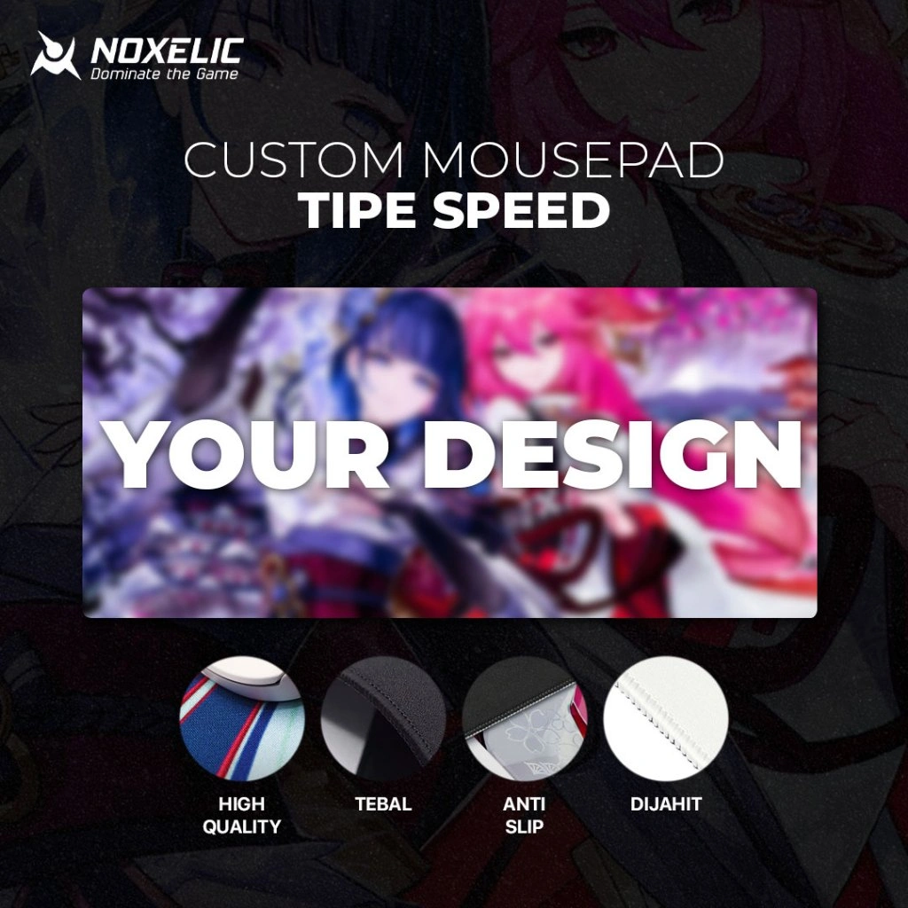 Custom Gaming Mousepad Premium - Mouse pad DIY S M L XL XXL Extended Noxelic