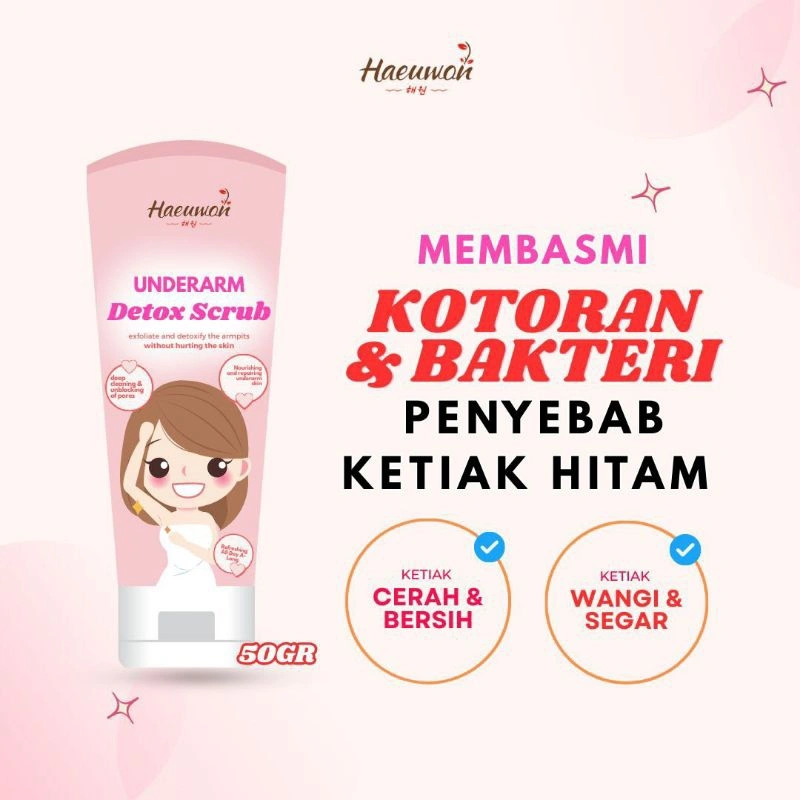 Haeuwon Underarm Detox Scrub 50 Gram