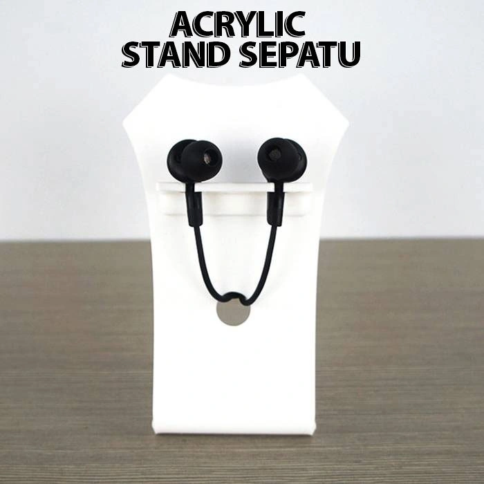 Acrylic Stand Earphone Holder Standing Headset Display Tempat Headset Akrilik AS99