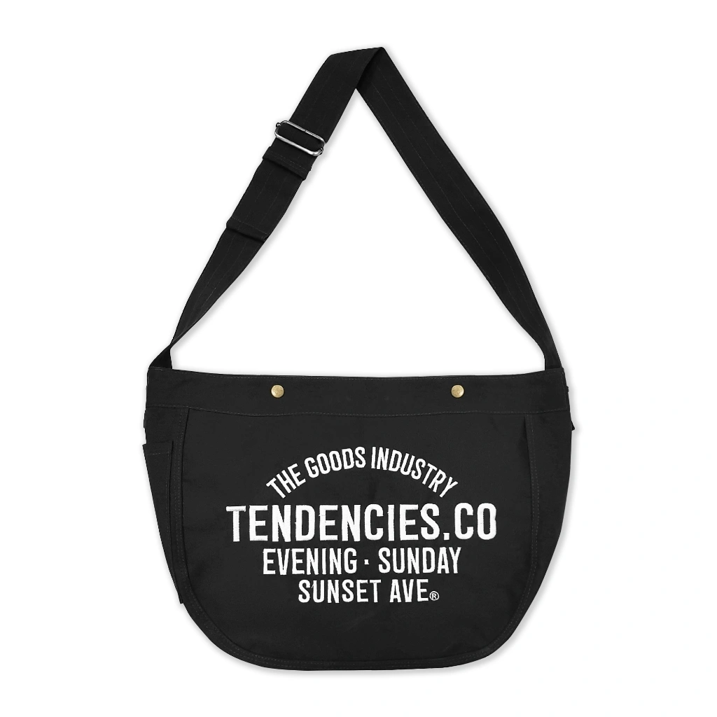 TENDENCIES Newspaper Bag Evening Black Messenger Postman Sling Bag