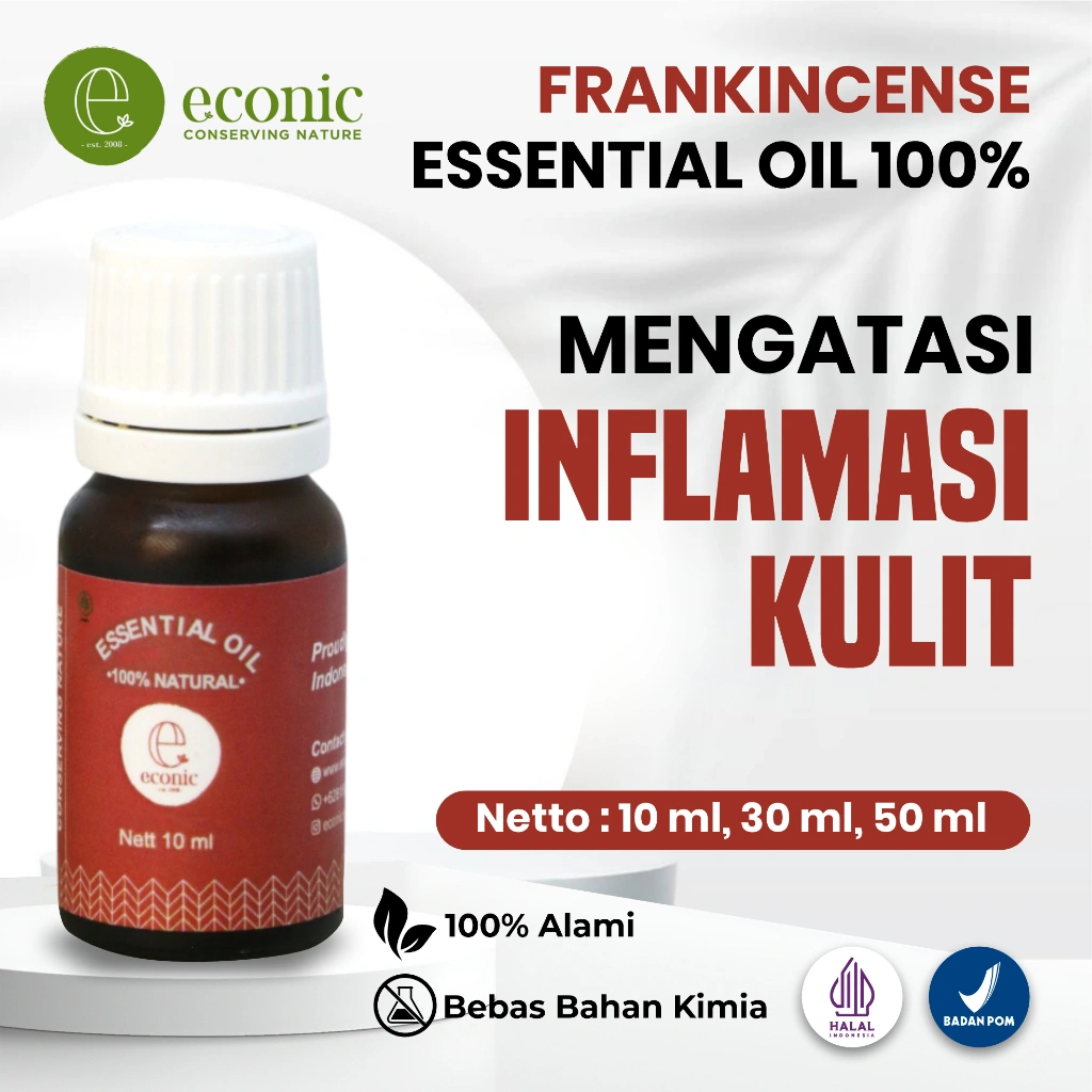 Essential Oil Frankincense | Aromaterapi Relaksasi & Anti Aging | Minyak Esensial Diffuser & Oles
