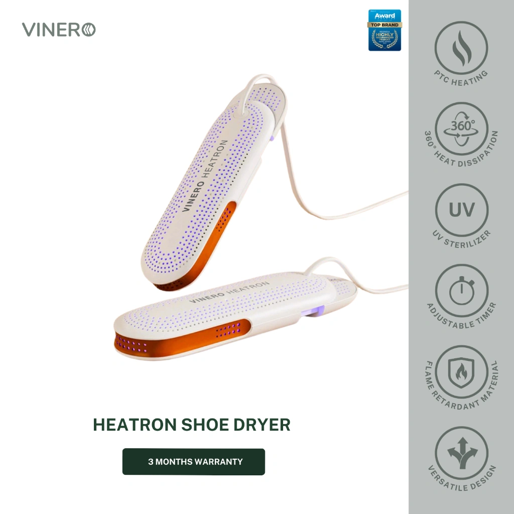 Vinero Heatron Multifunctional Shoe Dryer UV Sterilizer With Timer Heating