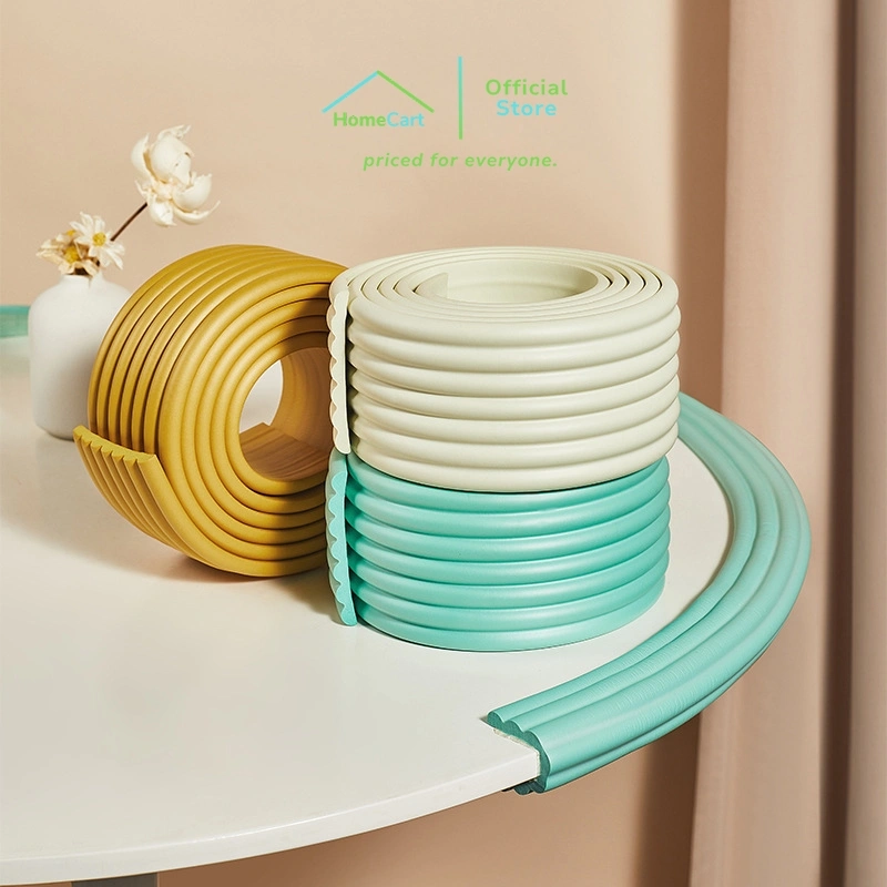 Homecart Pelindung Sudut Siku Meja 2 Meter Table Corner Guard Pengaman Ujung Kursi dan Lemari