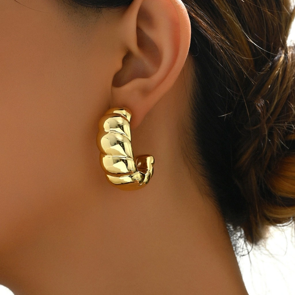 Perhiasan Fashion Wanita Anting-anting - Aksesoris Anting-anting - Aksesoris Anting-anting - Anting-anting Serban Berlapis Perak 925