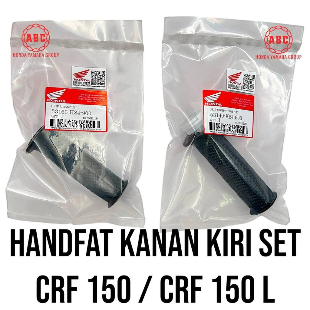 handfat Handgrip CRF 150 / CRF 150 L Original Honda Lubang 2 Pipa Gas CRF 150 / CRF 150 L K84 M19