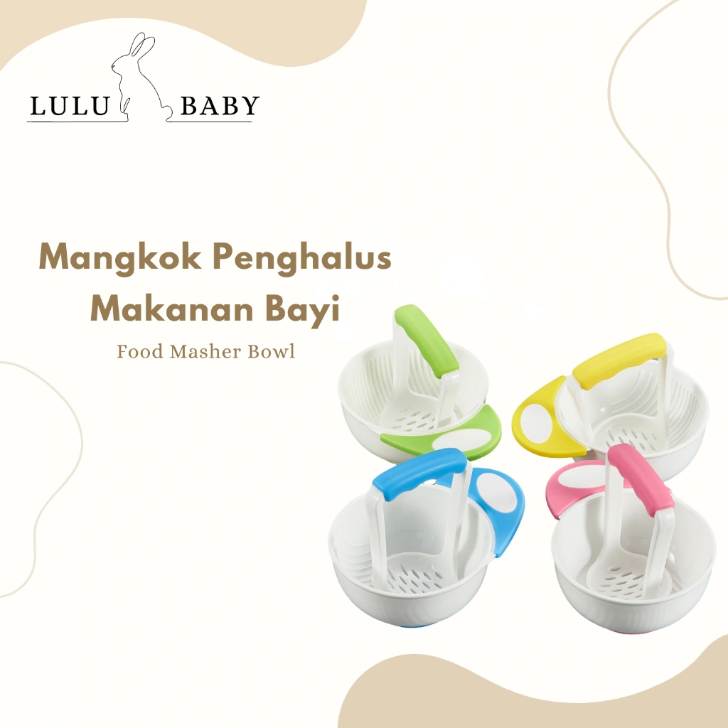 Mangkok Penghalus Makanan MPASI Bayi Baby Food Masher Food Grinding Manual