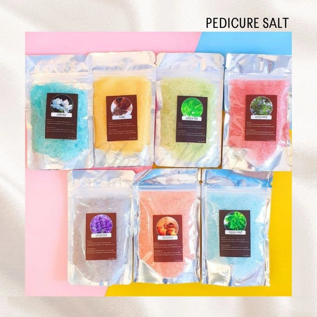 Pedicure Salt Aromateraphy bath salt aroma menipedi garam pedicure pedi salt