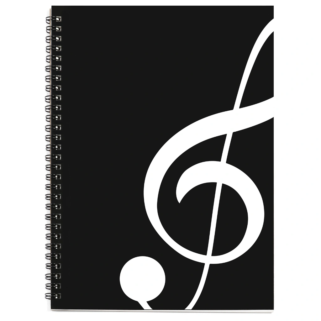 Buku tulis not balok, buku musik paranada garis lima, buku partitur musik, buku piano