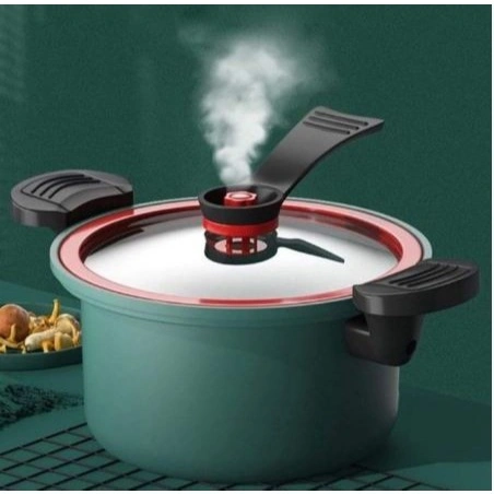 Panci Presto Nonstick Teflon Pressure Cooker Pot Totipotent Panci Presto Stainless Anti Lengket