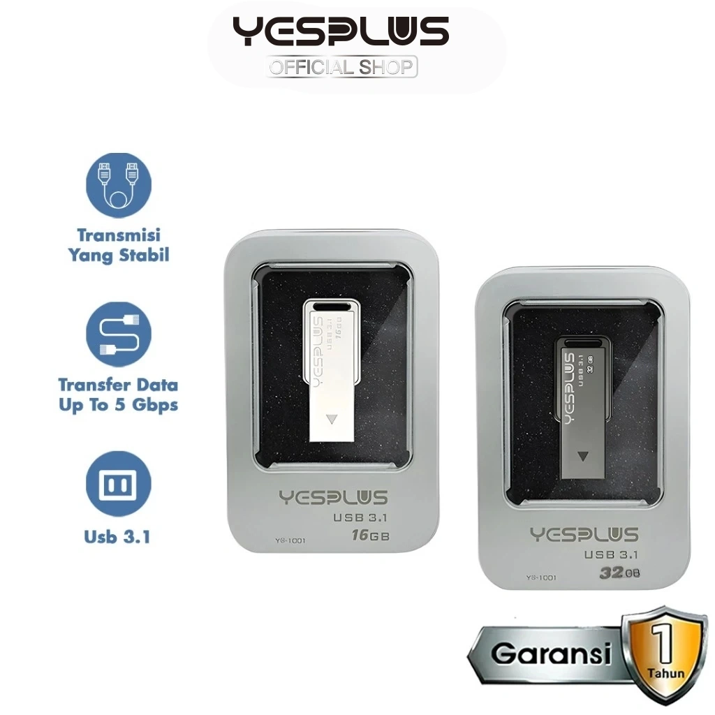 Flashdisk USB YESPLUS YS-1001 3.1 Rotatable High Speed Flash Drive 8gb 16gb 32gb 64gb