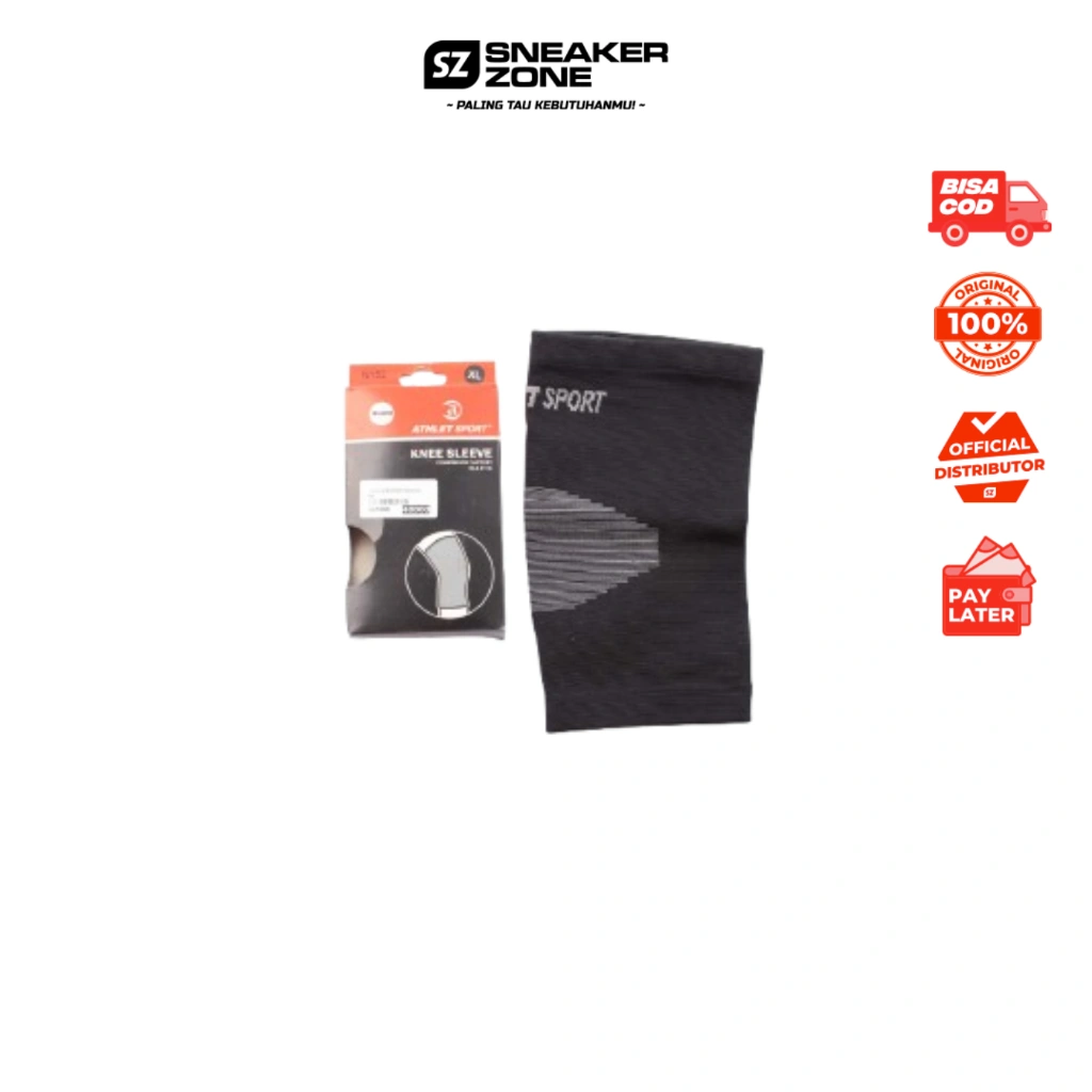 ATHLET SPORT KNEE HITAM 152 - DEKER LUTUT OLAHRAGA
