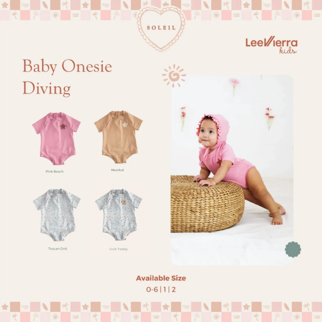 Soleil Baby Onesie Diving Leotard, Baju Renang Anak & Bayi