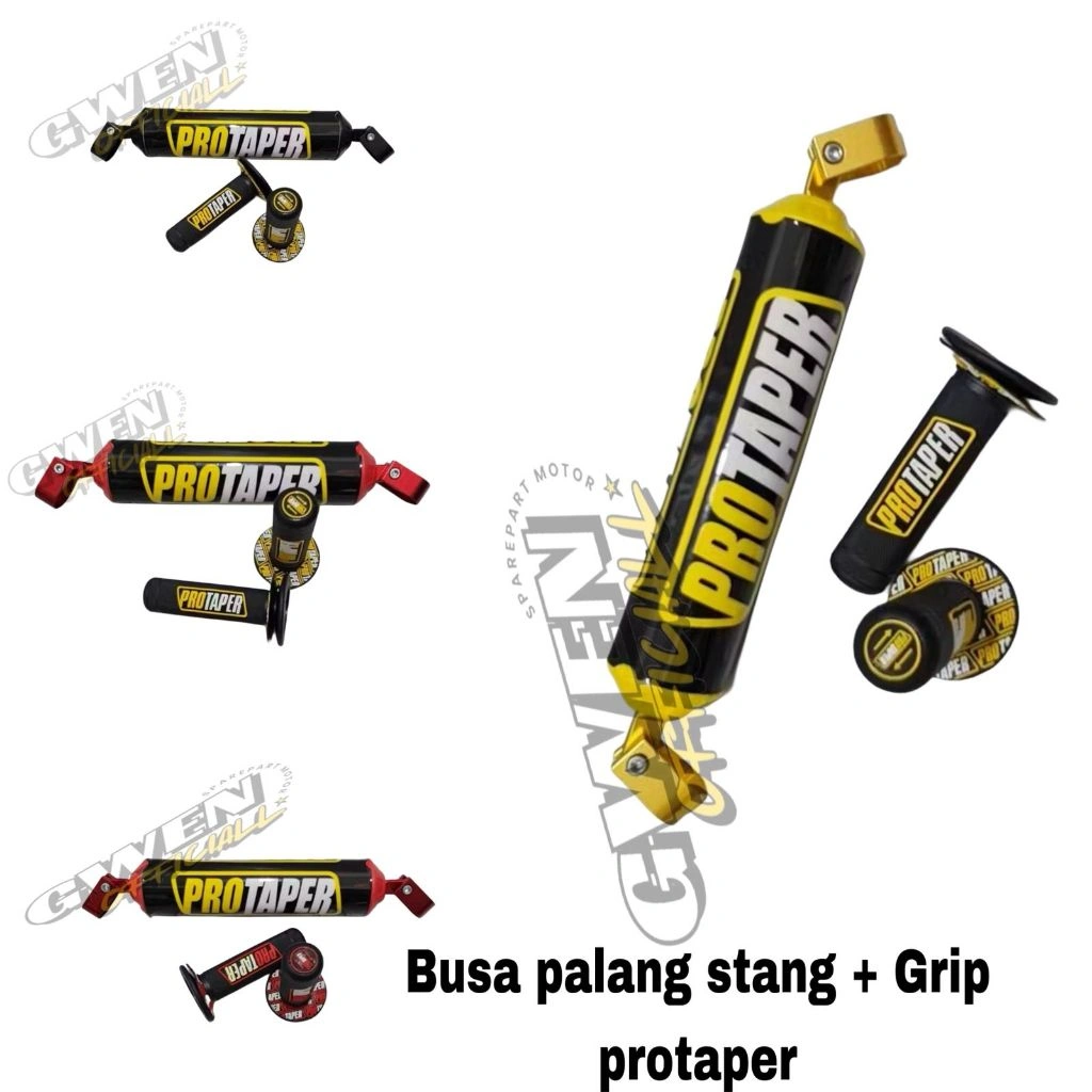 Handgrip Grip ProTaper Satu Set Busa Stabilizer Palang Stang Fatbar Twinwall EVO Low