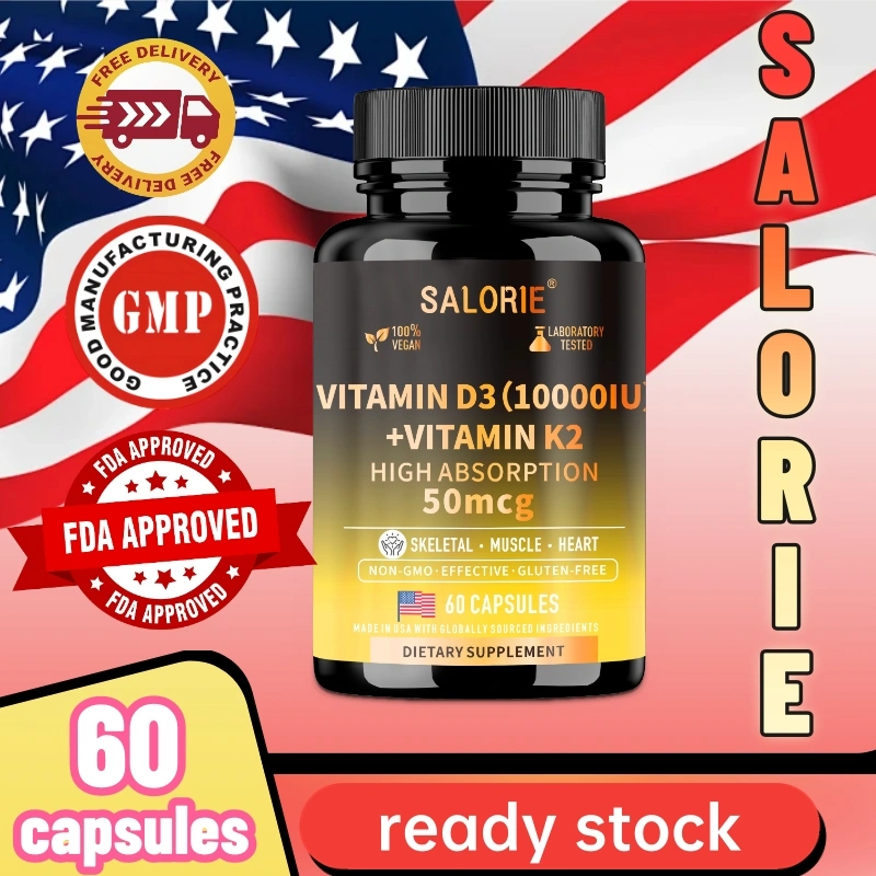 Vitamin D3 10000iu + K2 meningkatkan kesehatan gigi, meningkatkan energi, dan mengatur tidur