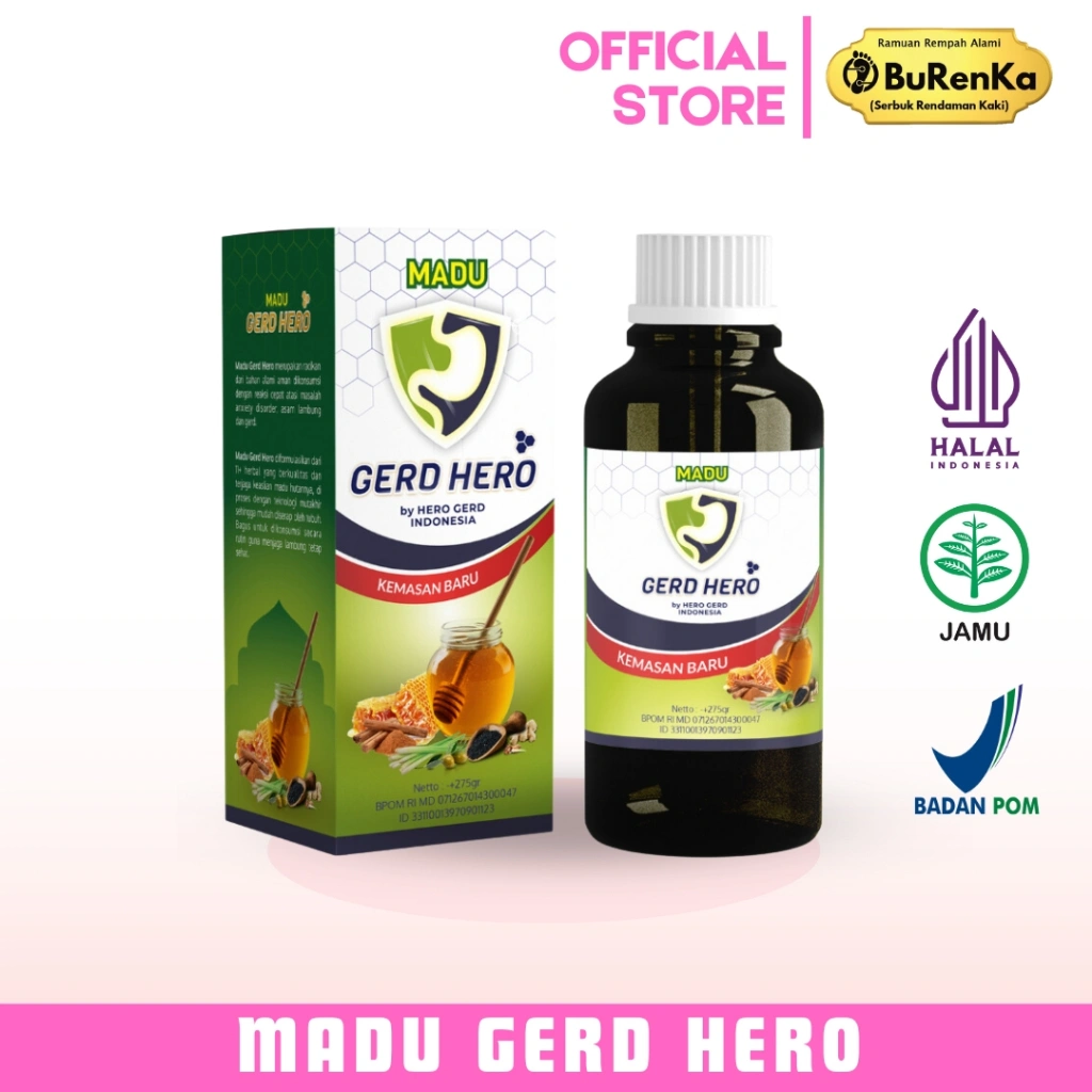 Madu Gerd Hero Anxiety Kecemasan Berlebih