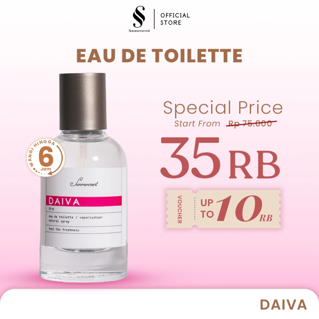EDT / Parfum Wanita / Parfum Wanita Tahan Lama / Parfum Daiva - Summerscent Parfum 35ML
