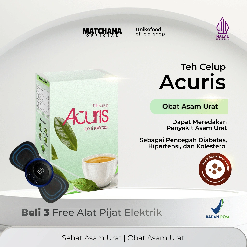 Obat Asam Urat Ampuh | Matchana Acuris, Teh Asam Urat Herbal, Teh Herbal, Obat Asam Urat BPOM, Obat Asam Urat dan Kolesterol, Teh Asam Urat, Obat Asam Urat Paling Ampuh