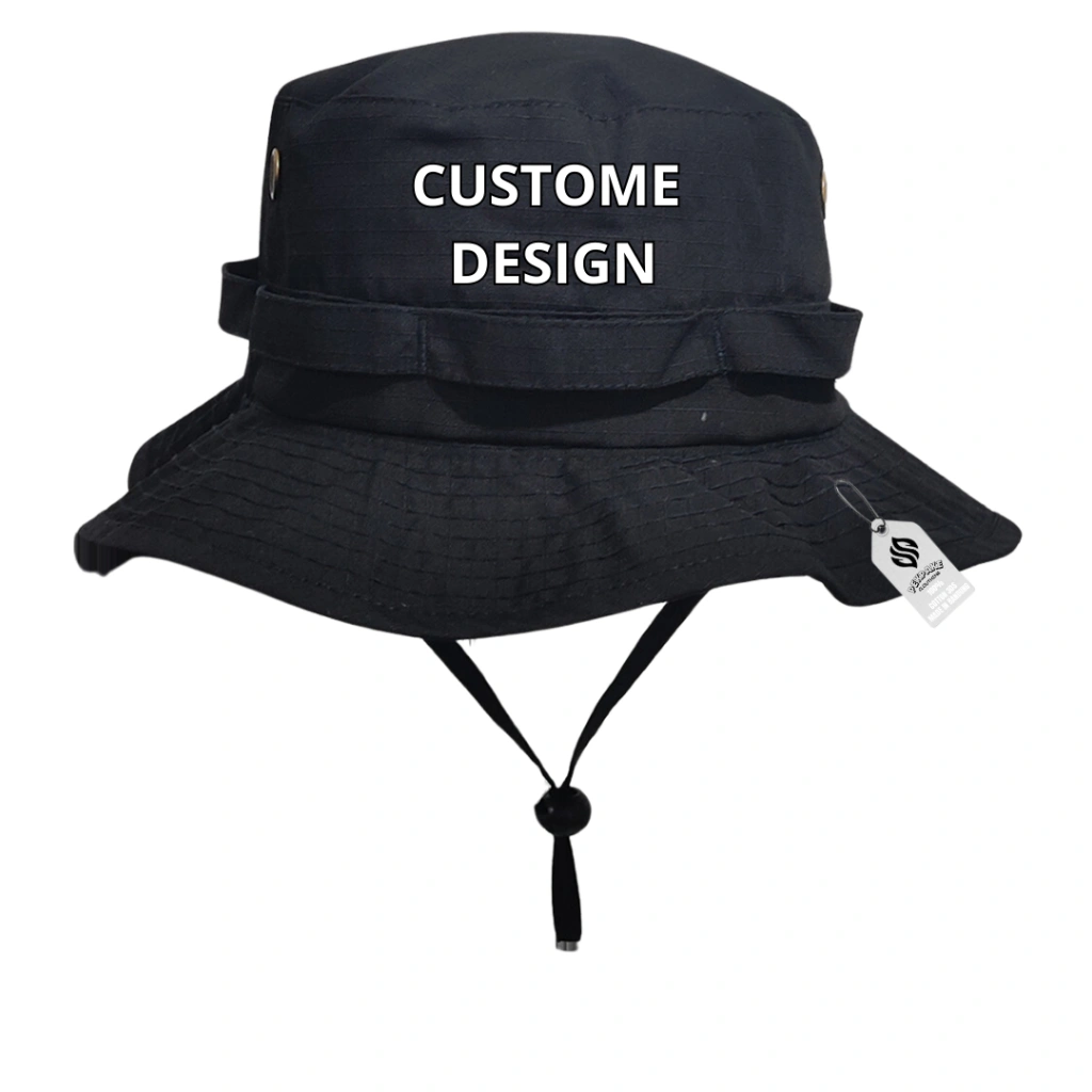 Topi Rimba Bucket Hat Custoem Design Logo Sesuai Kemauan Kamu