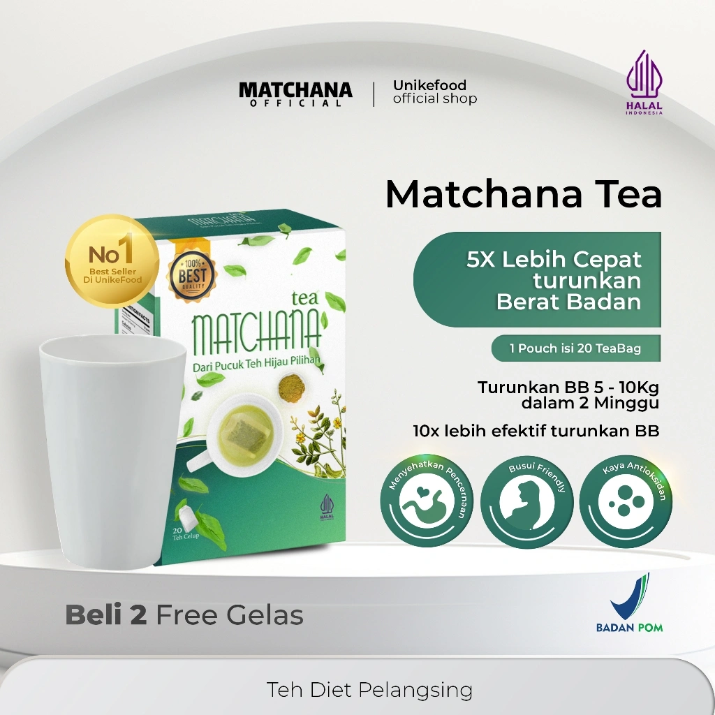 Obat Diet Ampuh BPOM | Teh Pelangsing, Teh Hijau Green Tea & Daun Jati Cina, Slimming Tea Teh Diet Matchana, Pelangsing Badan Cepat dan Ampuh, Peluntur Lemak, Detox tea,Obat Diet Busui,Obat Pelangsing Badan Ampuh BPOM, Teh Diet & Detoks, Obat Perut Buncit