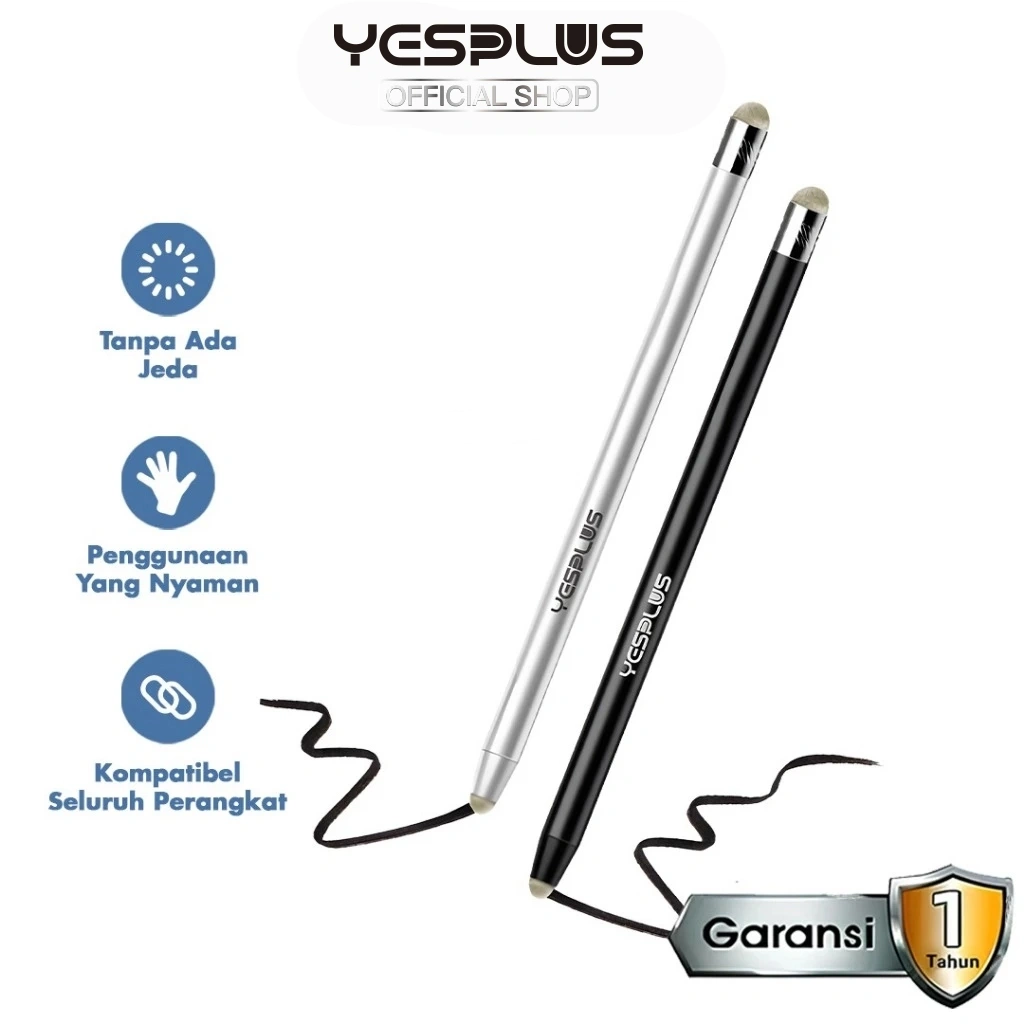Stylus Pen YESPLUS YS-1307 Capcitive Stylus Pen / Drawing Pen Cloth Head Compatible For Universal
