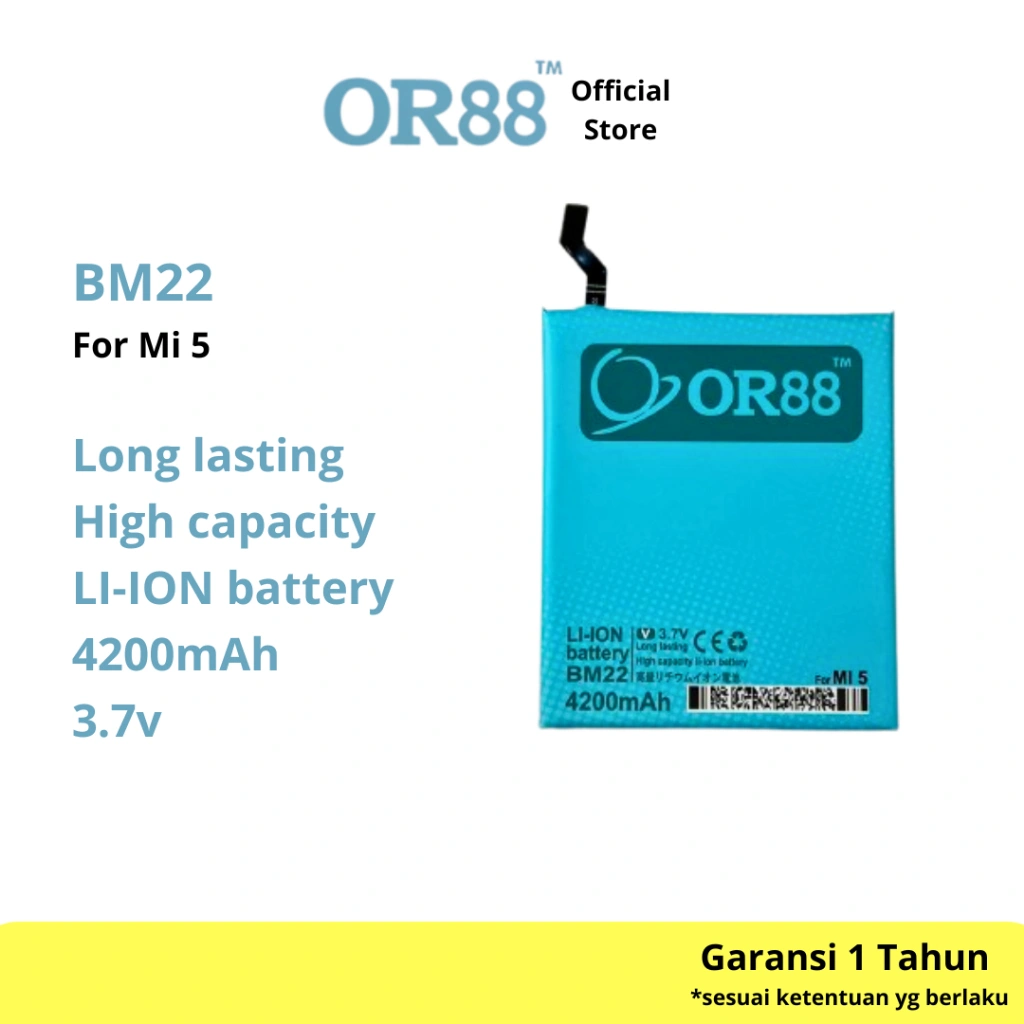 OR88 baterai batre battery double power xiaomi redmi Mi 5 / Mi5 / Mi 5 Prime / BM22