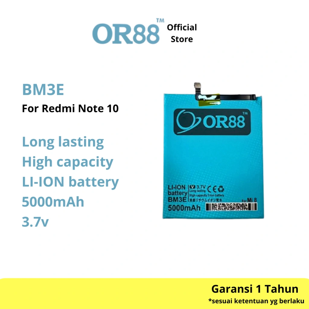 OR88 - Batre battery Baterai batere Xiaomi Mi8 / Mi 8 / BM3E double power/IC OR88