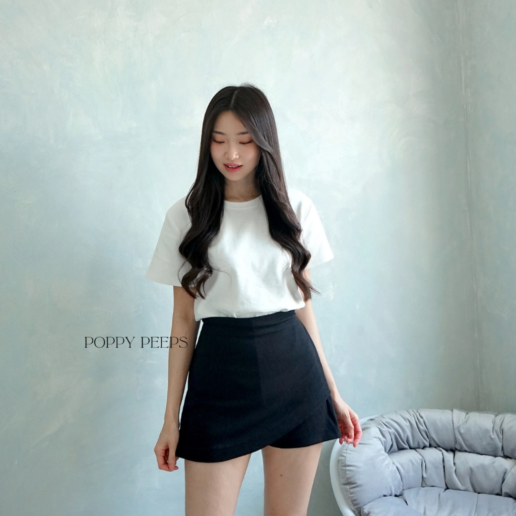 [ Poppypeeps ] DIORA SKORT / Rok Celana Wanita / Mini Rok Wanita