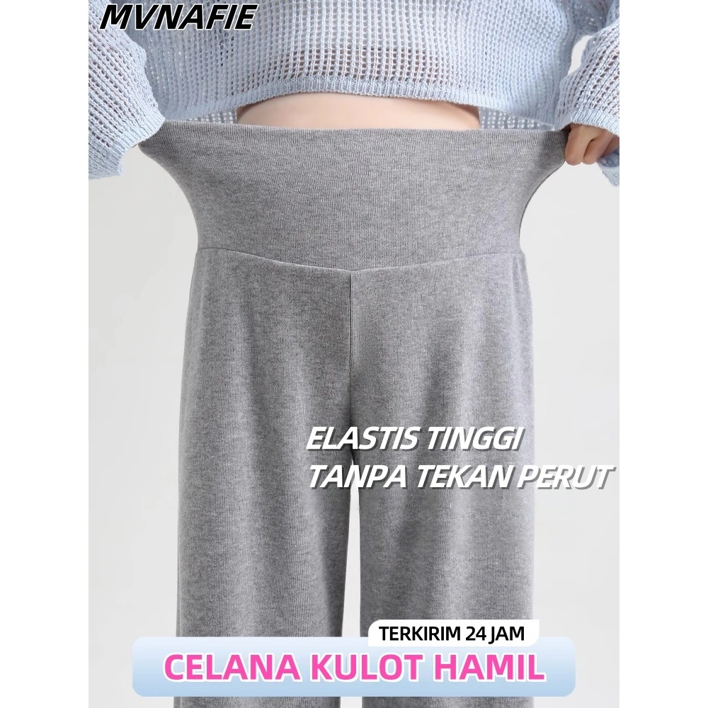 Jumbo Celana Hamil Katun Bumil Wanita Kerja Maternity Pants Nyaman Halus Elastis 903