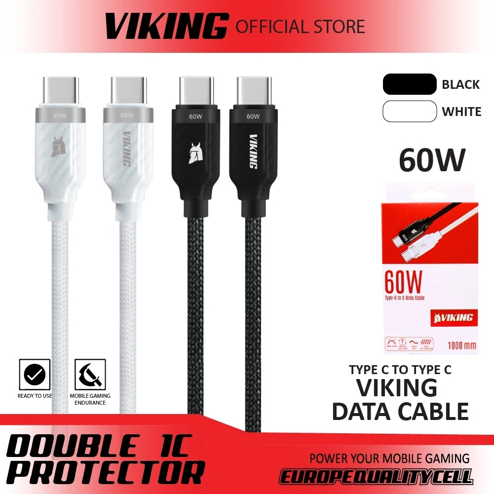 VIKING Kabel Data Type C To Type C 60W