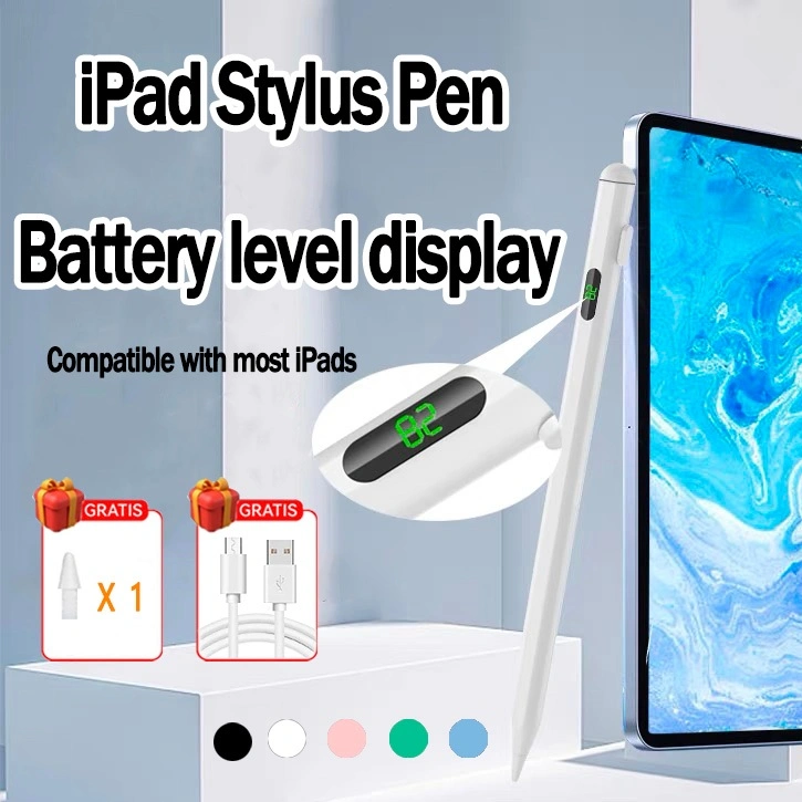 Stylus Universal Capacitive smart Stylus battery level display Suitable for Redmi, Huawei, Xiaomi, Samsung  iPad Stylus Magnetic Pen