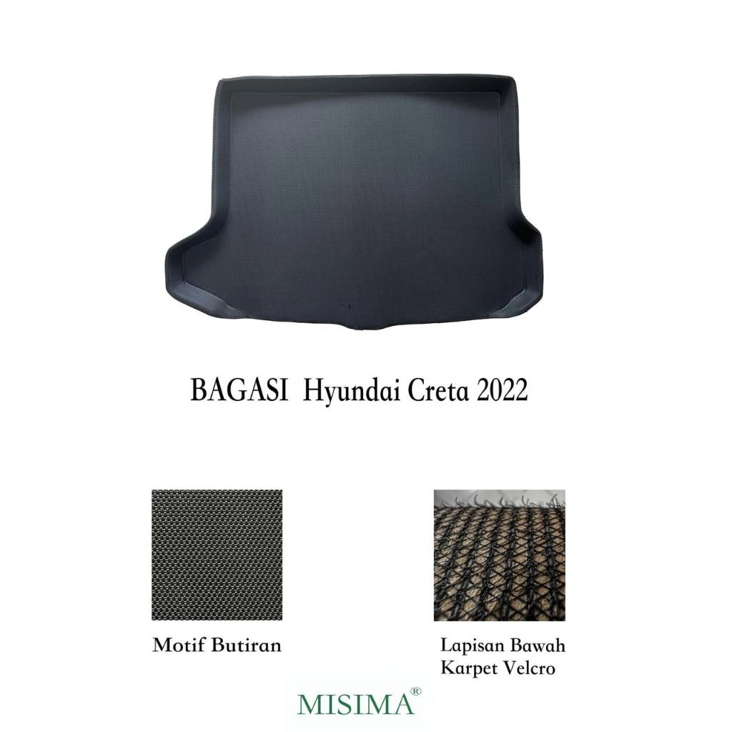 MISIMA Karpet 5D Bagasi Hyundai Creta 2022 High Quality
