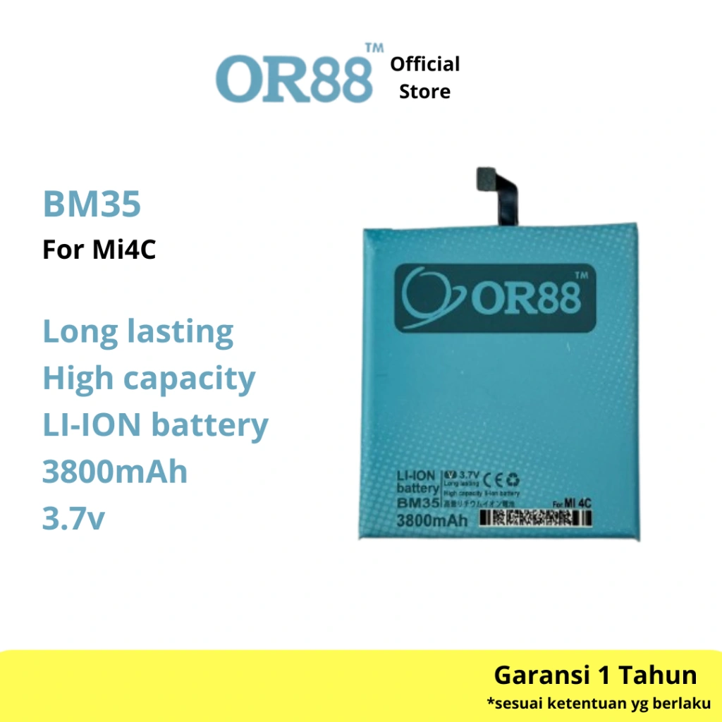 OR88 baterai batre battery double power xiaomi redmi mi4c / mi 4c / BM35